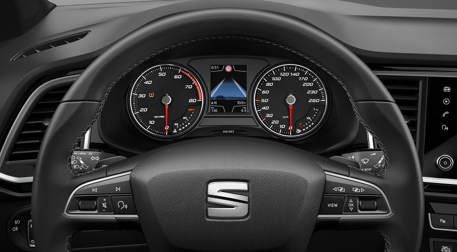 SEAT Tyre-pressure monitoring display