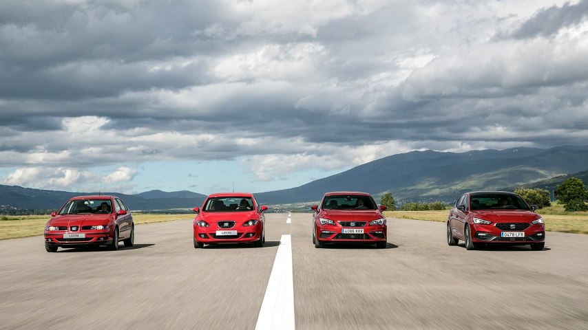 Four generations roaring at the same time.