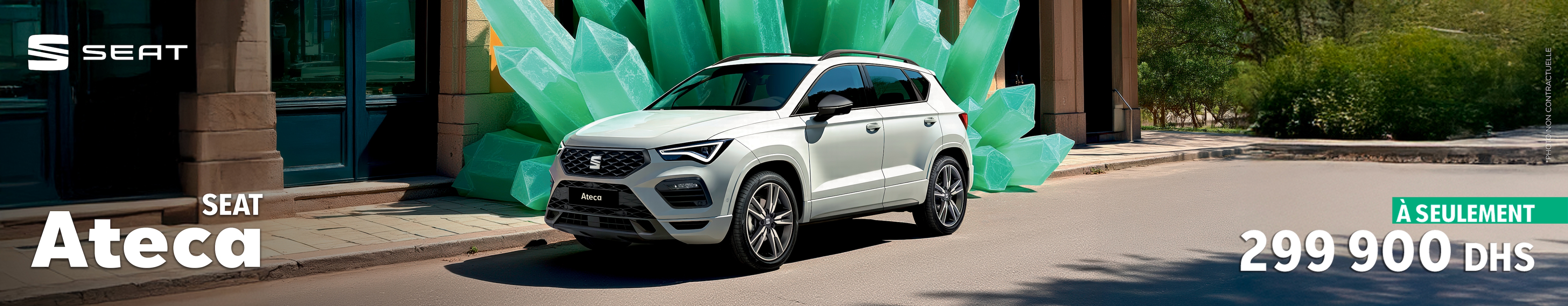 SEAT Ateca suv front side view