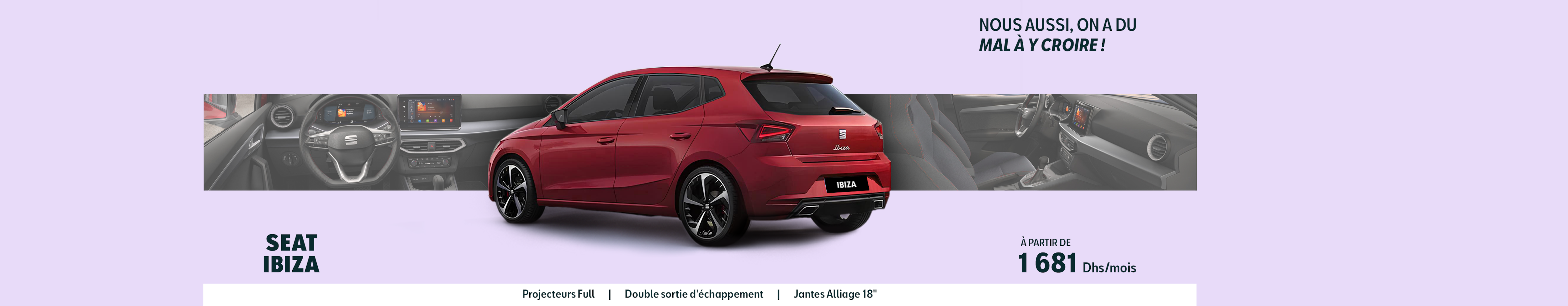 SEAT Ibiza front exterior car