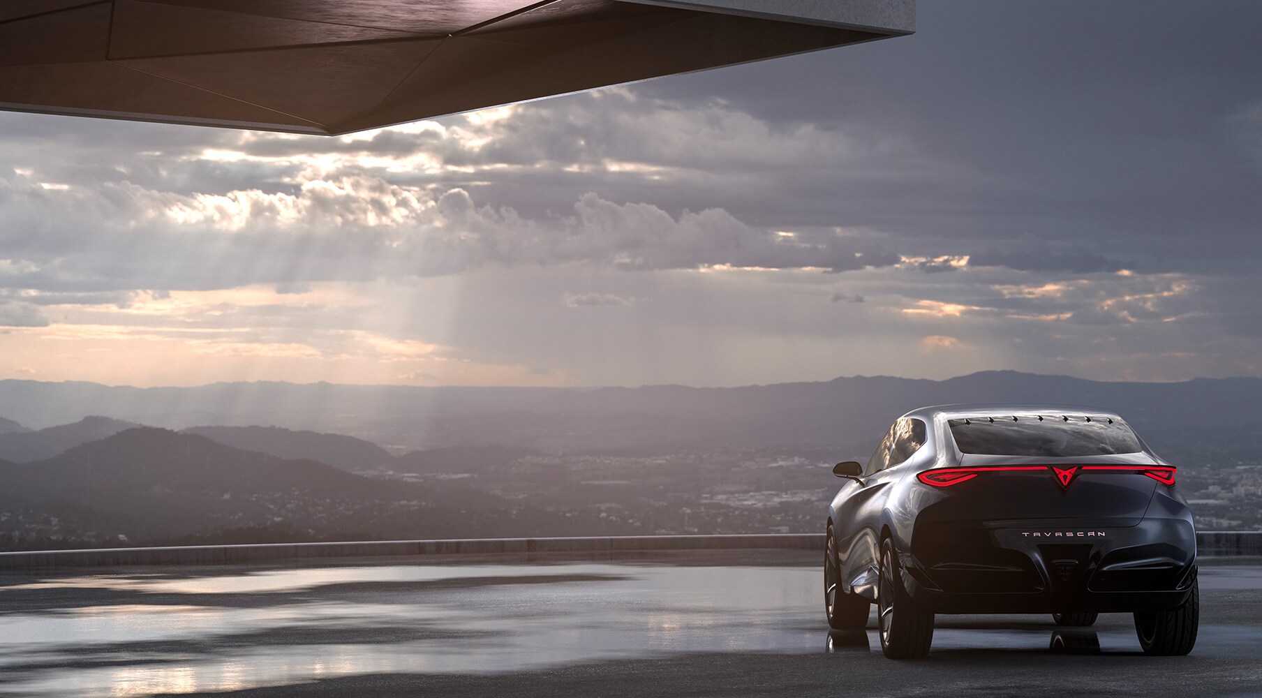 CUPRA all-electric CUPRA Tavascan Concept, rear view