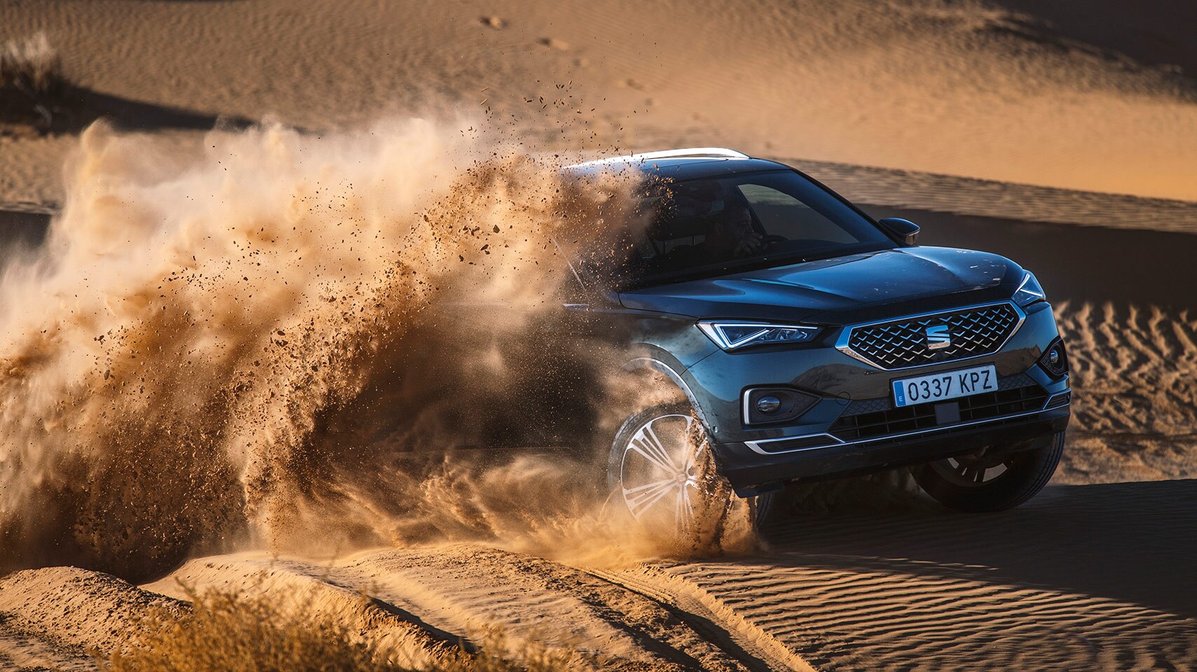 SEAT Tarraco desert drving