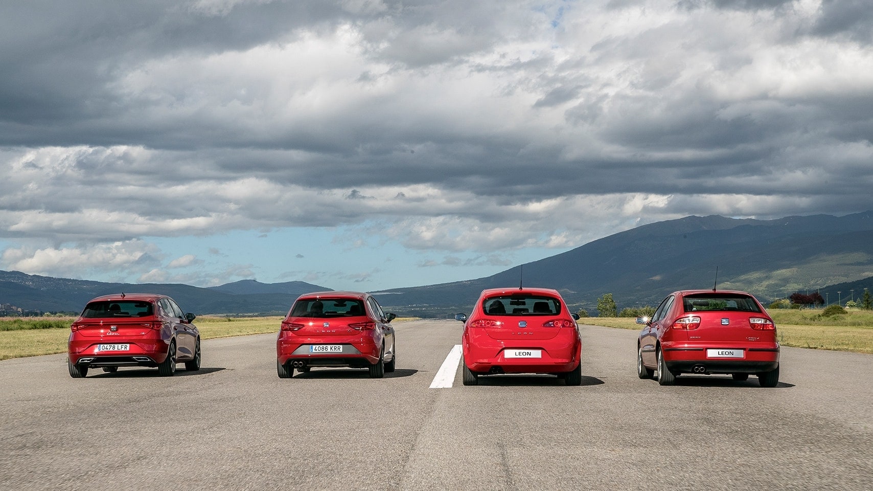 Four generations roaring at the same time.