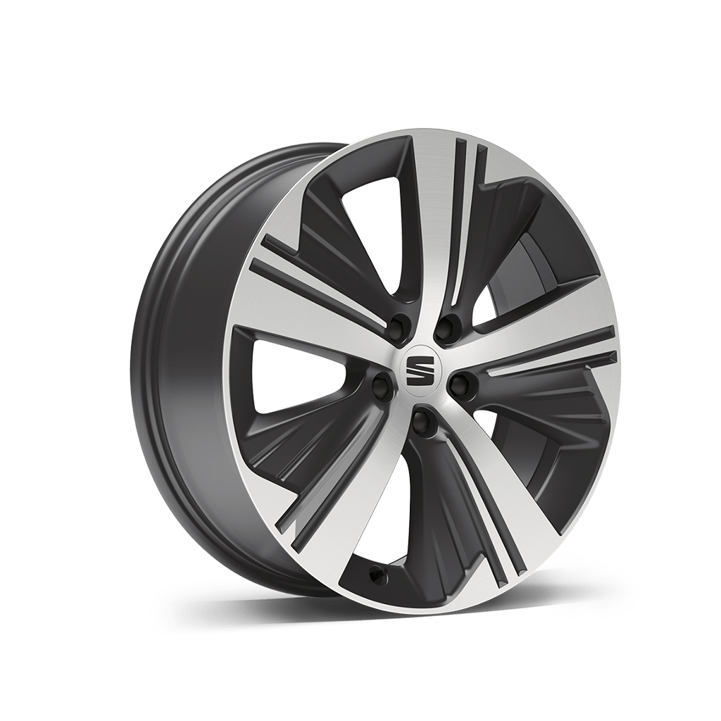 SEAT Tarraco SUV 7 seater design alloy wheels 19 inch machined